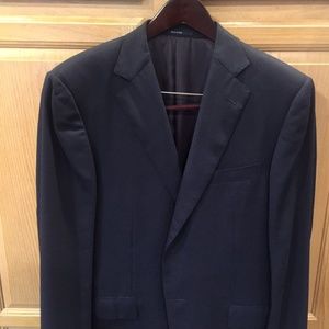 Ermengildo Zenga 42R Blue Sport Coat